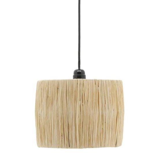 Abat-jour pour suspension en raphia naturel kenya abat-jour naturel