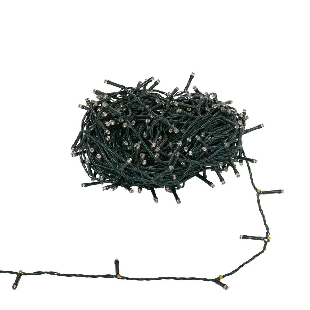 Guirlande lumineuse extérieure solaire 400 led blanc chaud l.40m