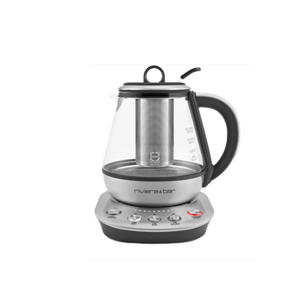 Bouilloire-théière 1l 800w inox - bth450