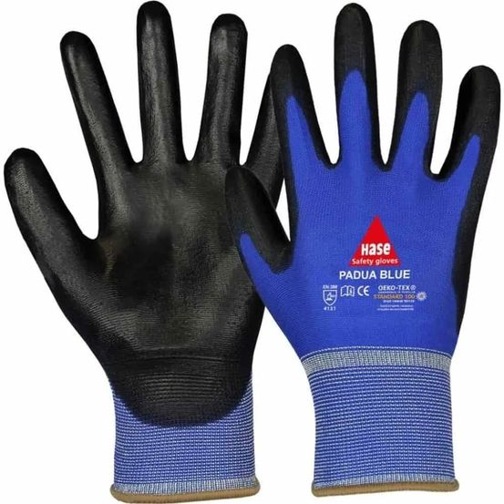 Gants de montage taille 7, gants de travail, nylon, revêtement pu