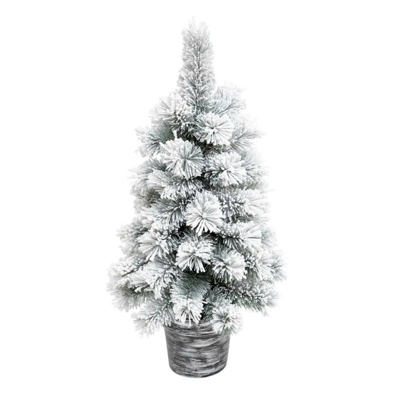 Sapin de noël artificiel enneigé