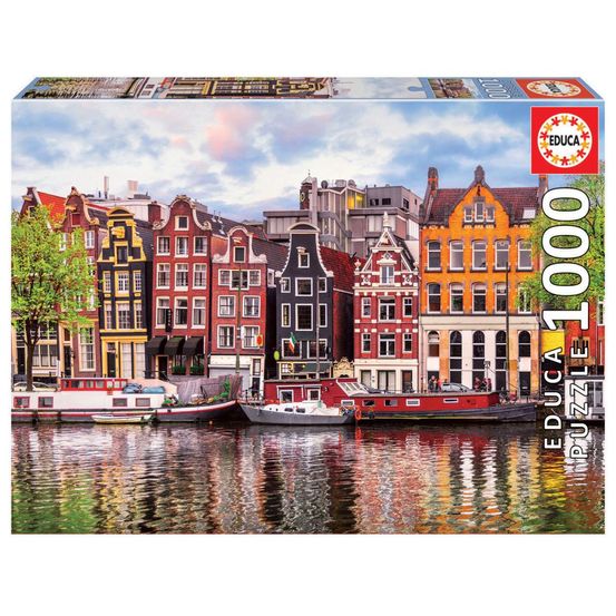 Puzzle 1000 pcs - maisons dansantes amsterdam