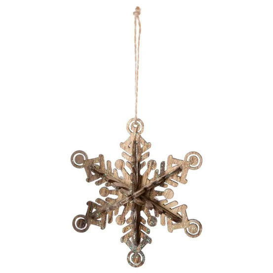 Sujet de noël flocon 3d