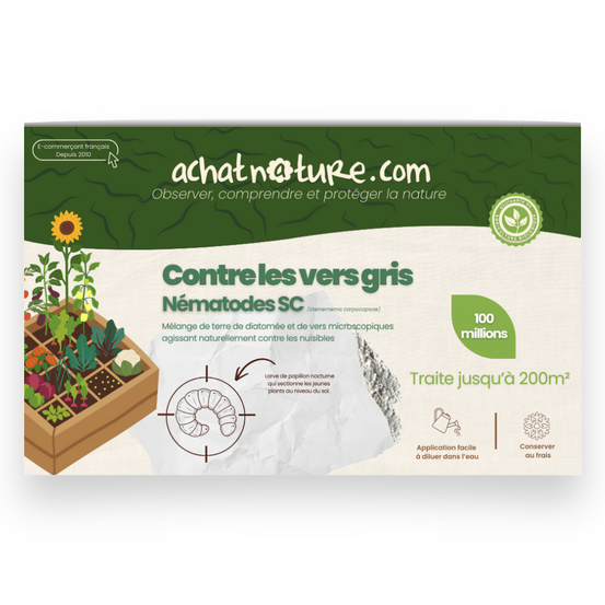 Nématodes sc contre vers gris - 100 millions - 200 m²
