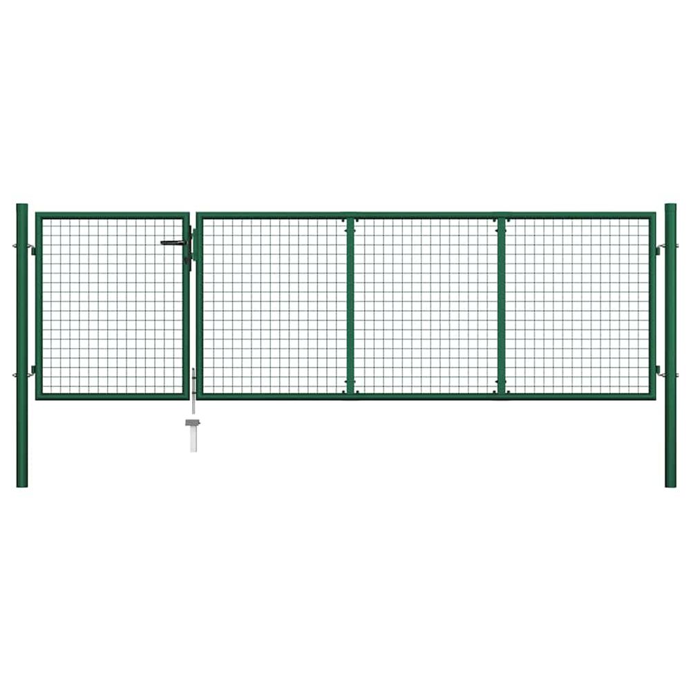 PORTILLON ACIER 350X100 CM VER-(864231)