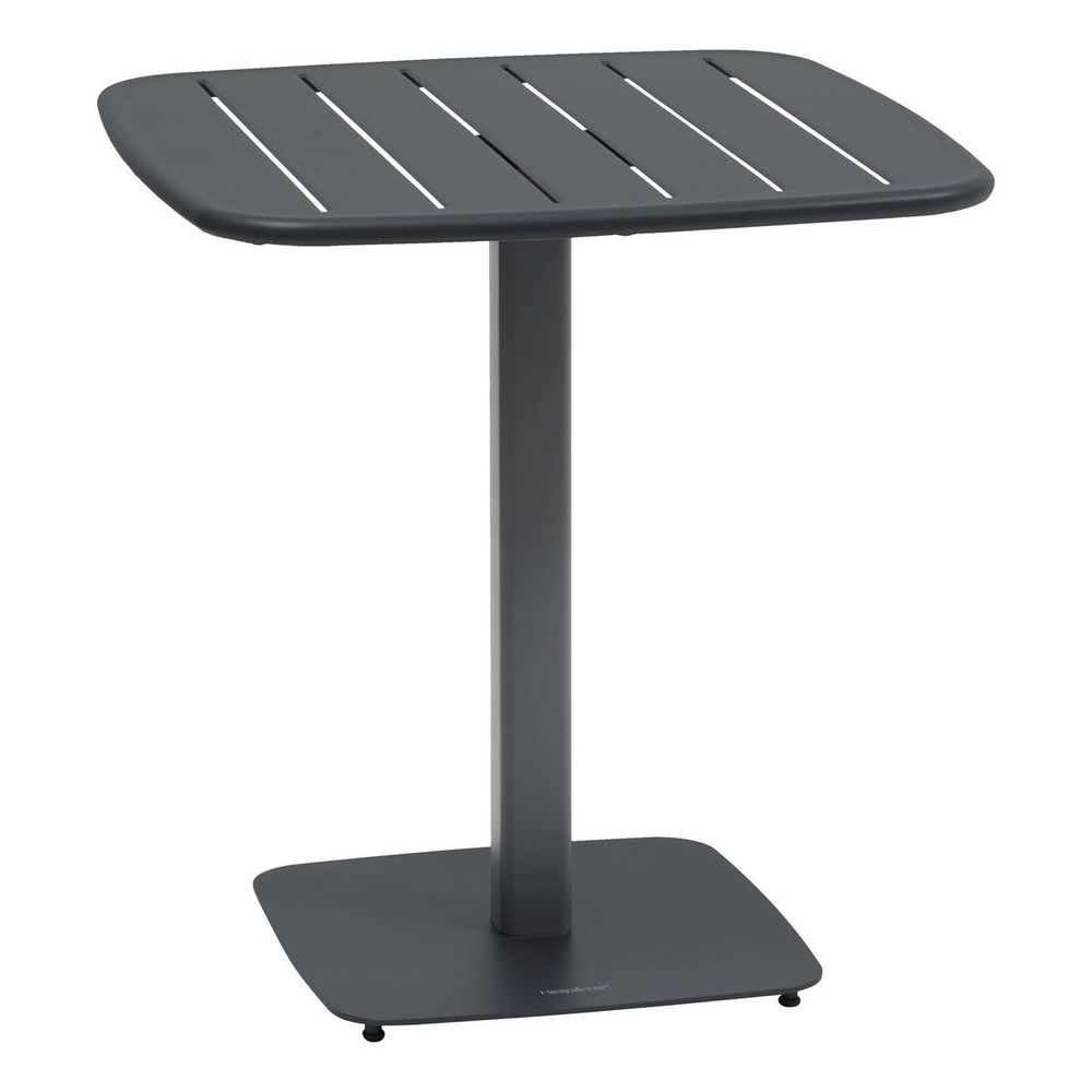 Table de jardin 2 places alegoria 70x70cm gris graphite