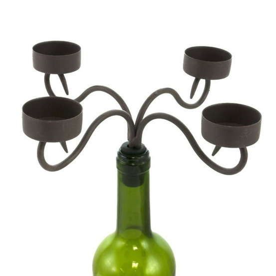 Bougeoir chandelier 4 bougies 22.50 x 22.50 cm