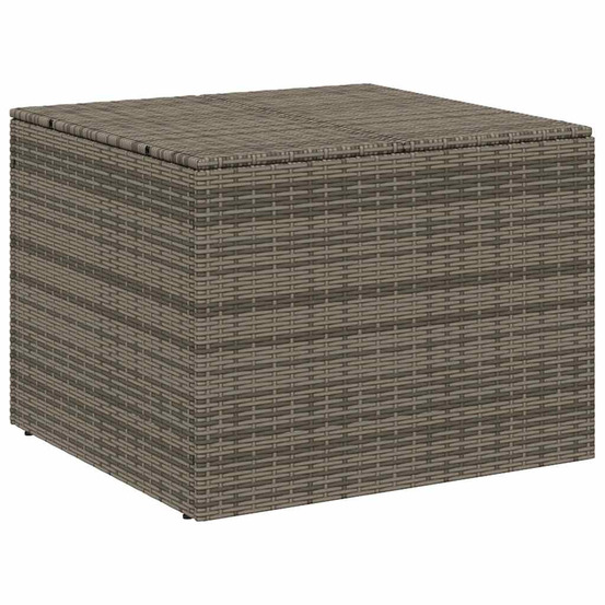Boîte de rangement de jardin gris 291l résine tressée