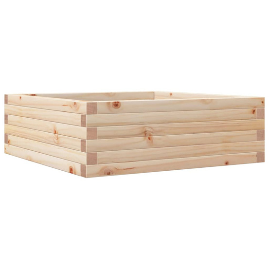 Jardinière d'extérieur 70x70x23 cm bois de pin massif