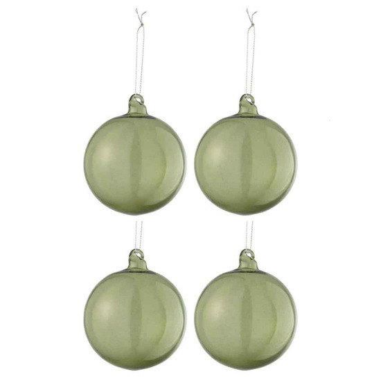 Lot de 4 boules de noël