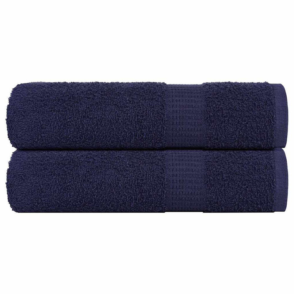 Serviettes de douche frogn 2 pcs bleu marine 70x140 cm 360 g/m²