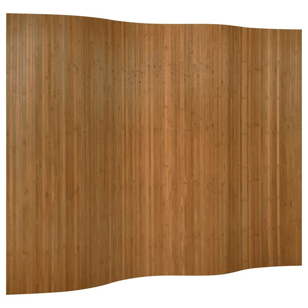 Cloison de séparation marron largeur 250 cm hauteur 165 cm bambou