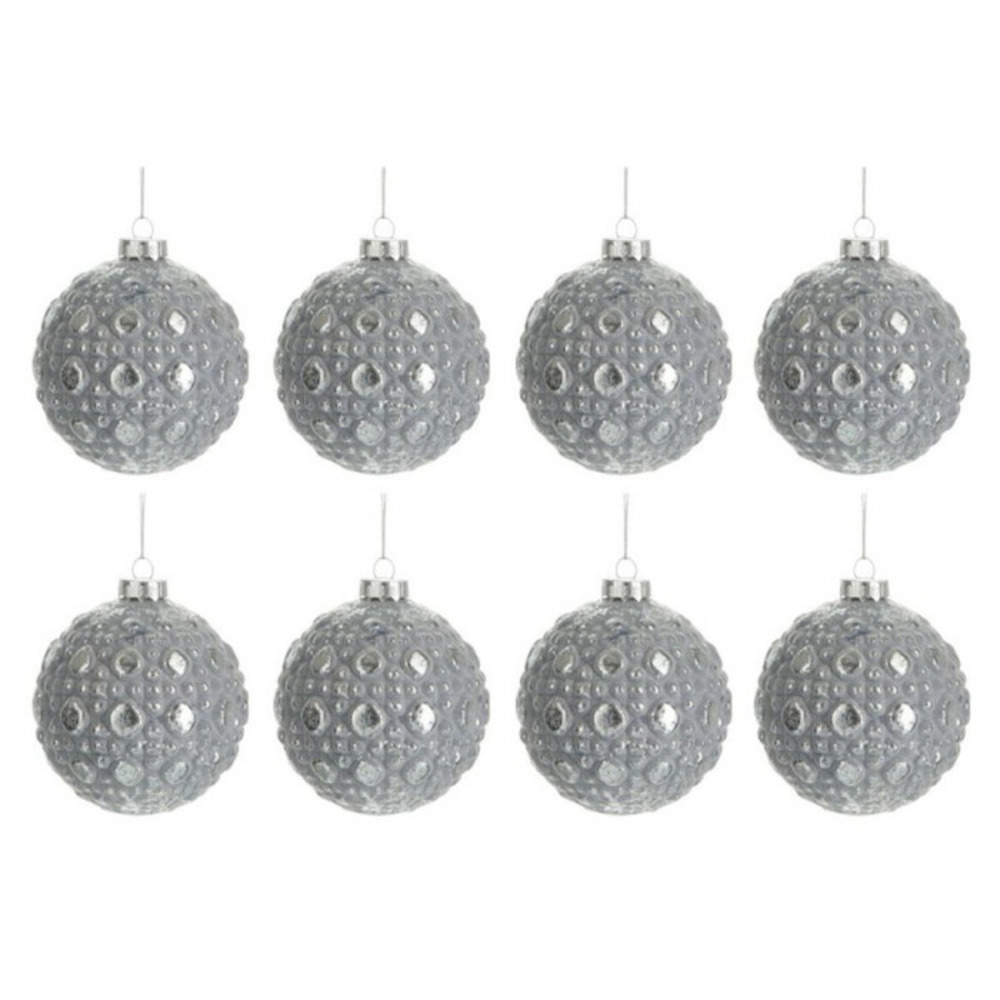 Lot de 8 boules de noël 