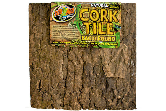 Fond en liège - natural cork tile background 46 x 46 cm - décor pour terrarium ou paludarium destiné aux reptiles (lézards, ser