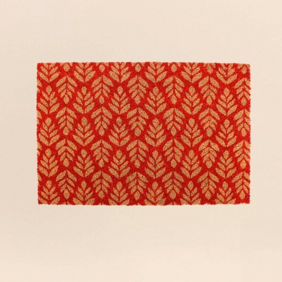 Paillasson coco imprimé zig zags 40x60cm