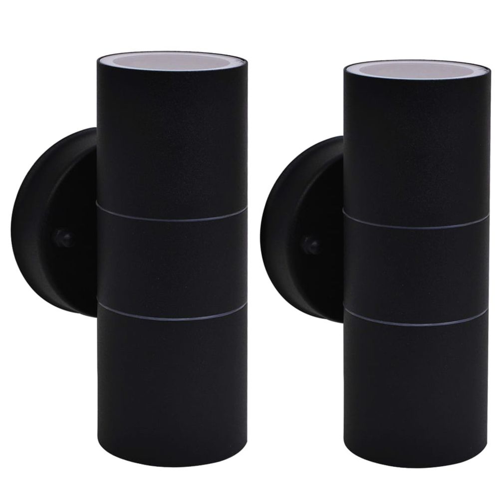 Applique murale d'extérieur 2 pcs acier