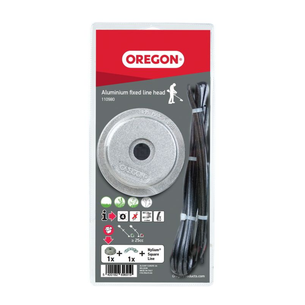 Tête débrousailleuse tête à fil fixe en aluminium oregon 110980 manuel