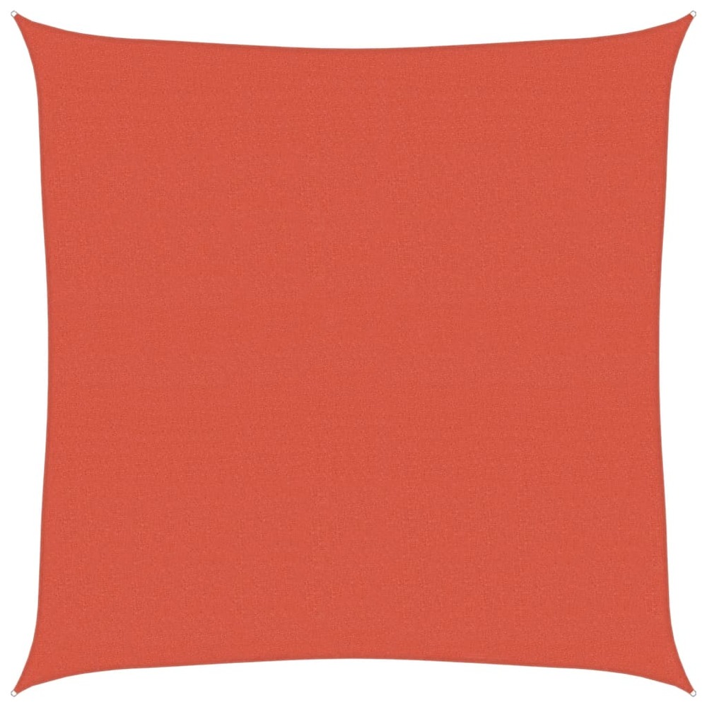 Voile d'ombrage 160 g/m² terre cuite 6x6 m pehd