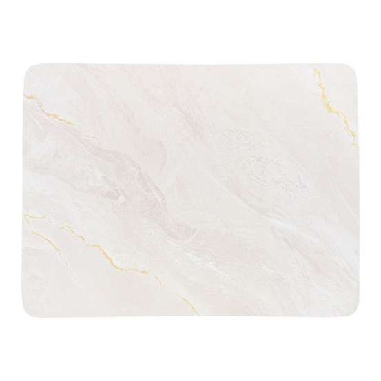 Tapis rectangulaire absorbant souple 45x60cm - facon marbre beige