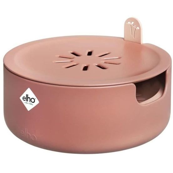 Pot de fleurs rond magic microgreens - plastique - ø 16 - terra caramel
