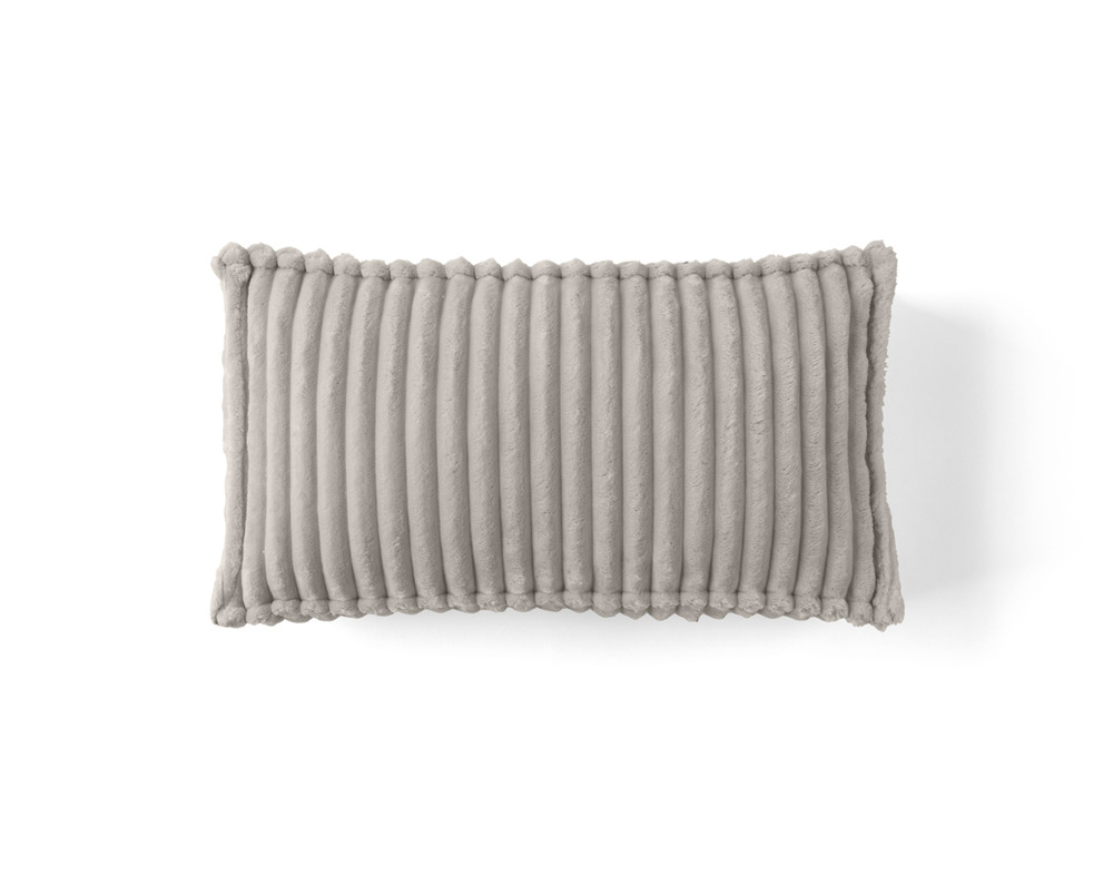 Stella - coussin - en velours côtelé grosses côtes - 32x57 cm