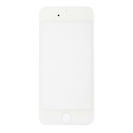 Vitre de façade blanche + adhésif pour iphone 5