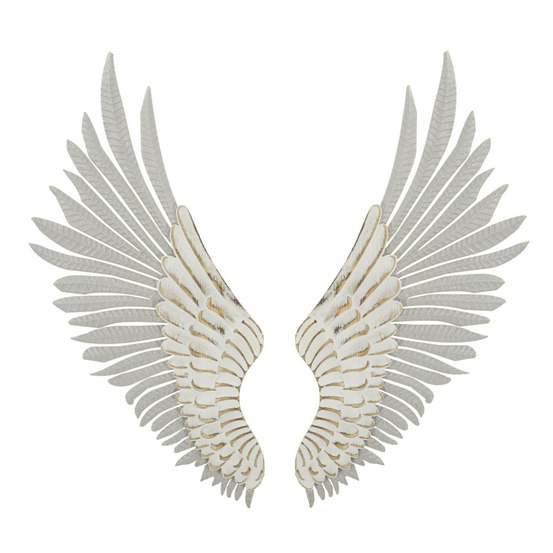 Paire d'ailes en métal