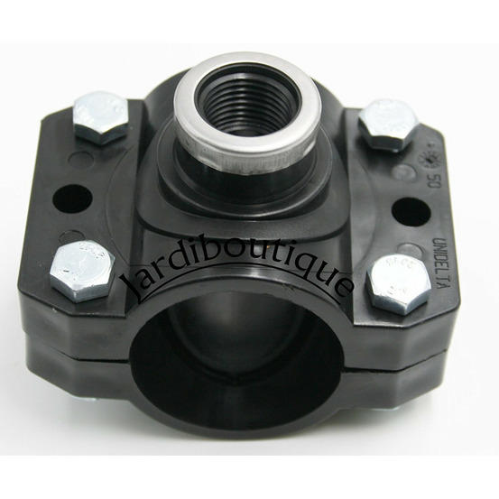 Collier de prise en charge renforcé ø 50 mm 1/2 pouce - 4 vis de serrage