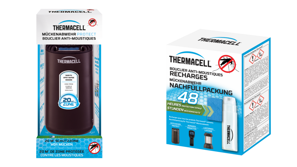 Thermacell diffuseur + recharge anti-moustiques et moustiques tigres - protection 20 m²