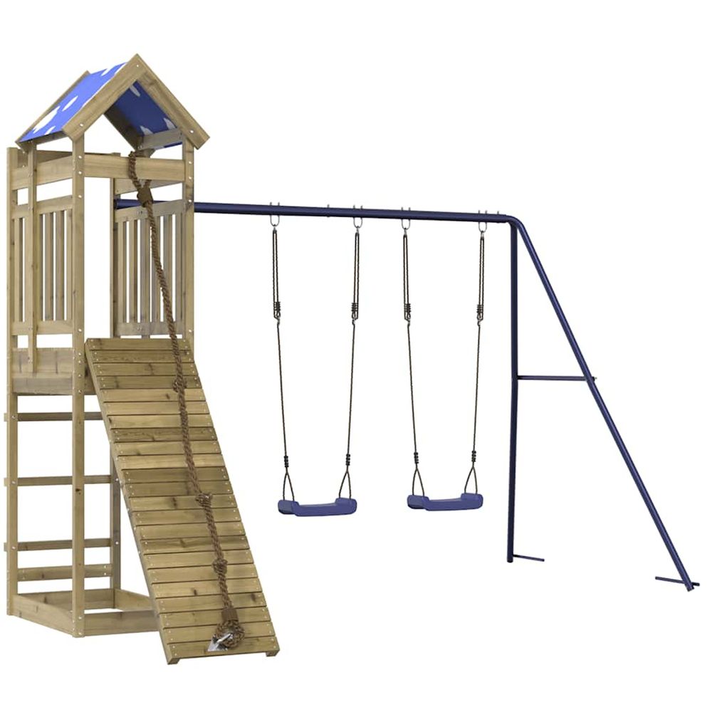 Aire de jeux d'extérieur bois de pin imprégné