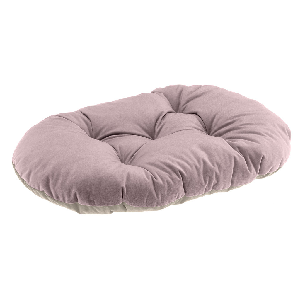 Ferplast coussin pour chiens et chats prince 45/2, petit lit rembourré pour animaux, double-face, 43x30 cm, rose
