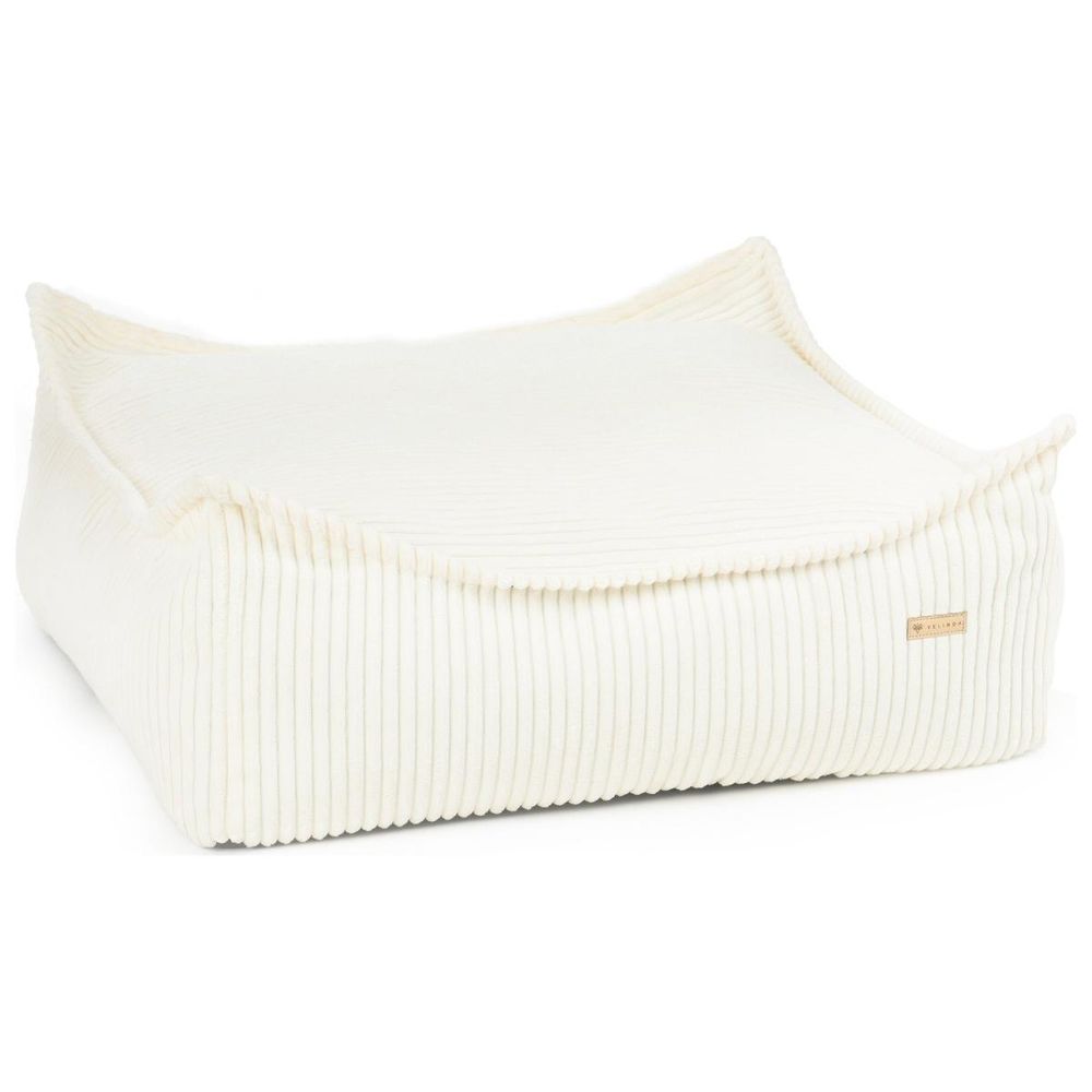 Velinda panier pour chien et chat 60 x 60 — crème (velours côtelé)