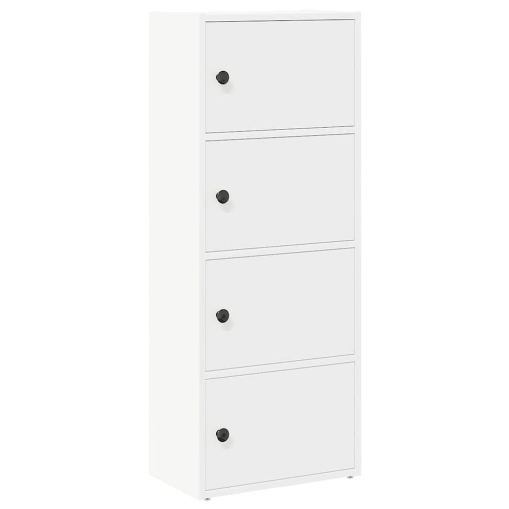 Bibliothèque blanc 40x24x102 cm bois d'ingénierie