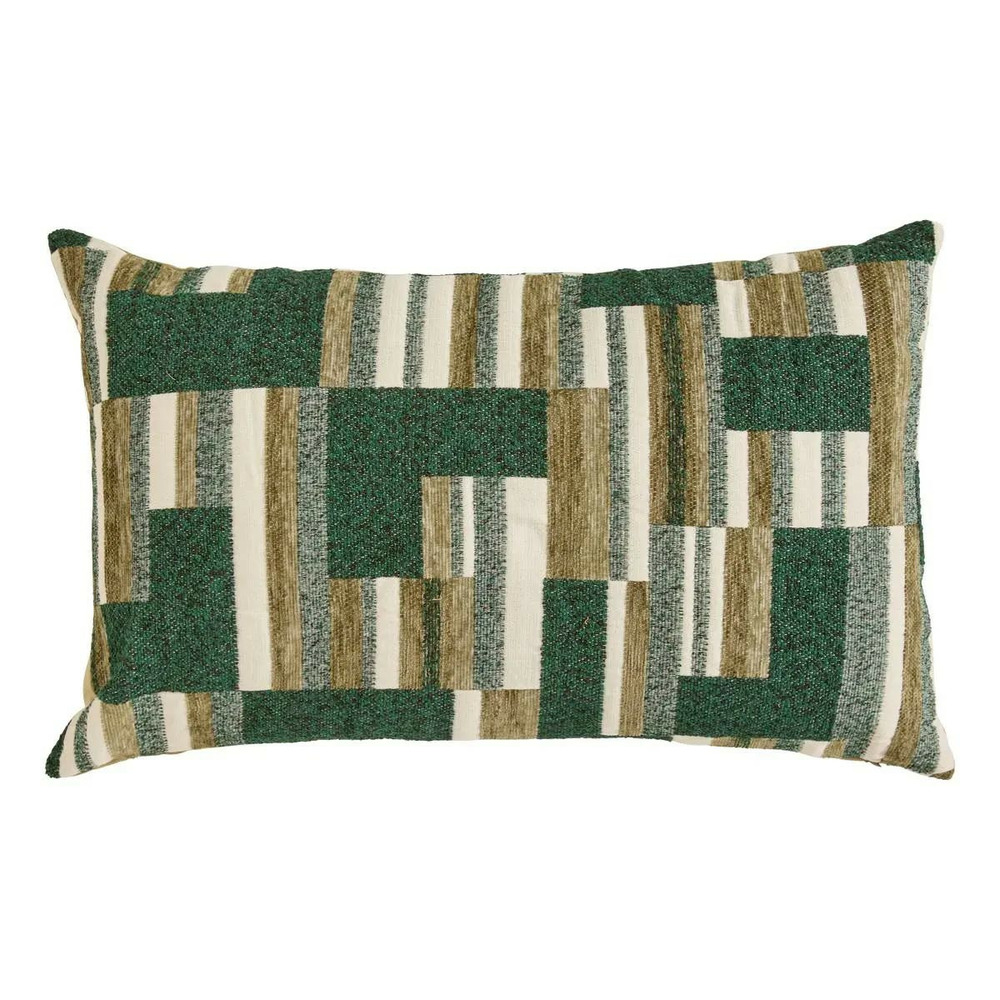 Coussin déco en jacquard chenillé 