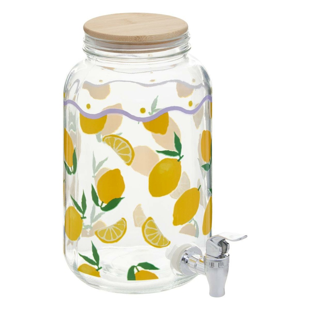 Distributeur de boisson fruity jaune