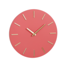 Mica decorations - horloge en aluminium rose d35.5