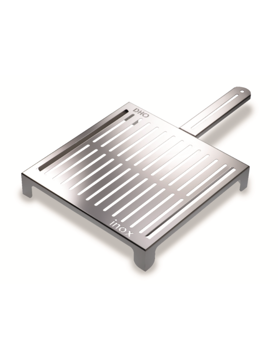 Grille barbecue inox poisson légumes, moyenne, abrásame