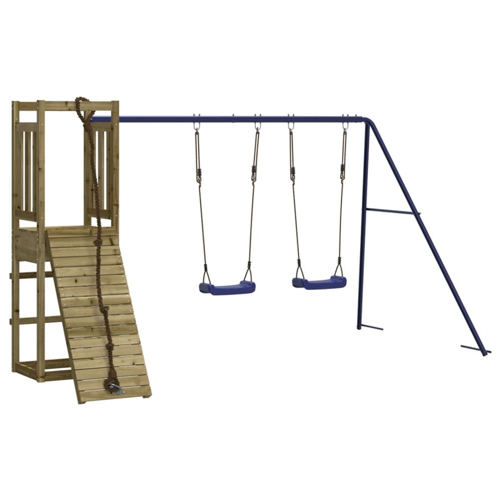 Aire de jeux d'extérieur bois de pin imprégné