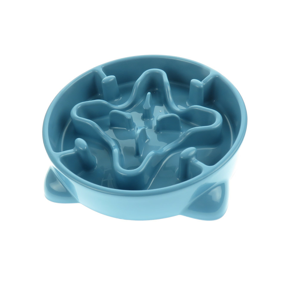 Gamelle anti glouton, beno bleu, à ventouse, 800 ml, ø 21.5 cm, chien