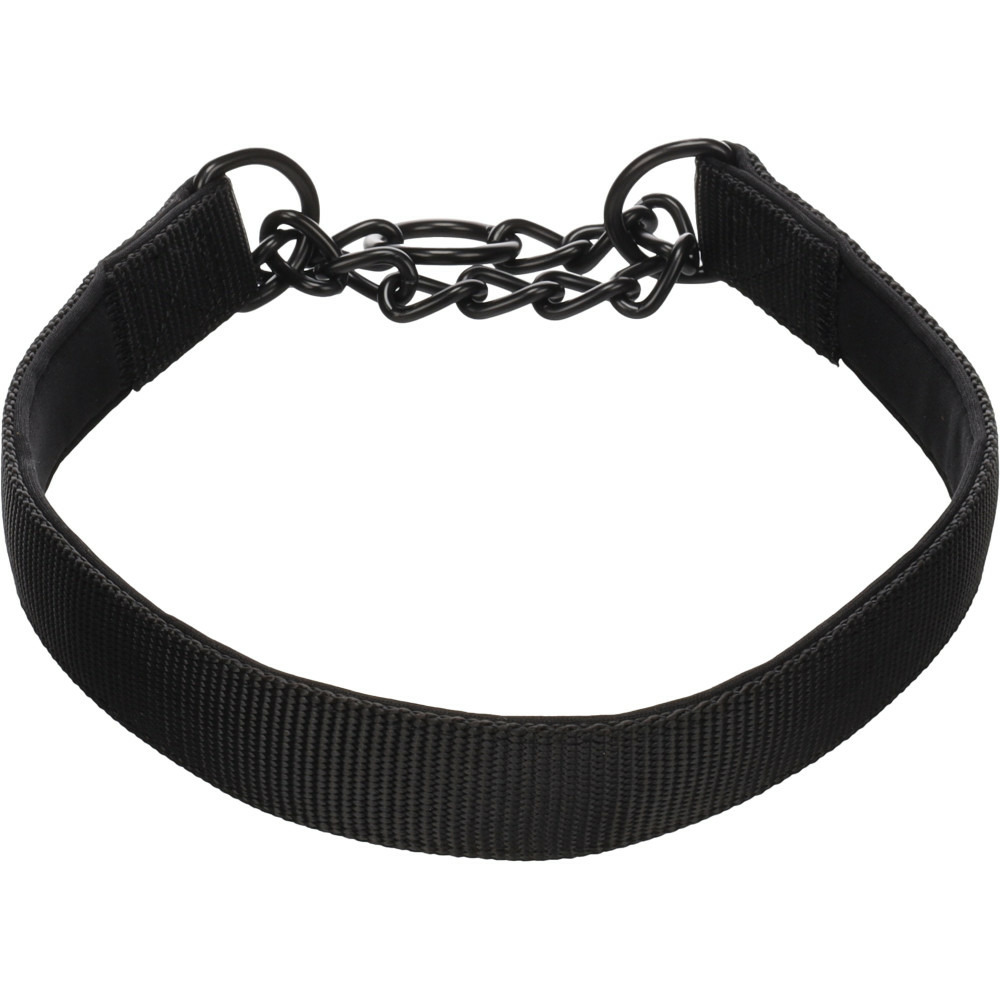 Collier anti-traction trero noir xl 50-60cm 25mm pour chien