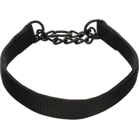 Collier anti-traction trero noir xl 50-60cm 25mm pour chien