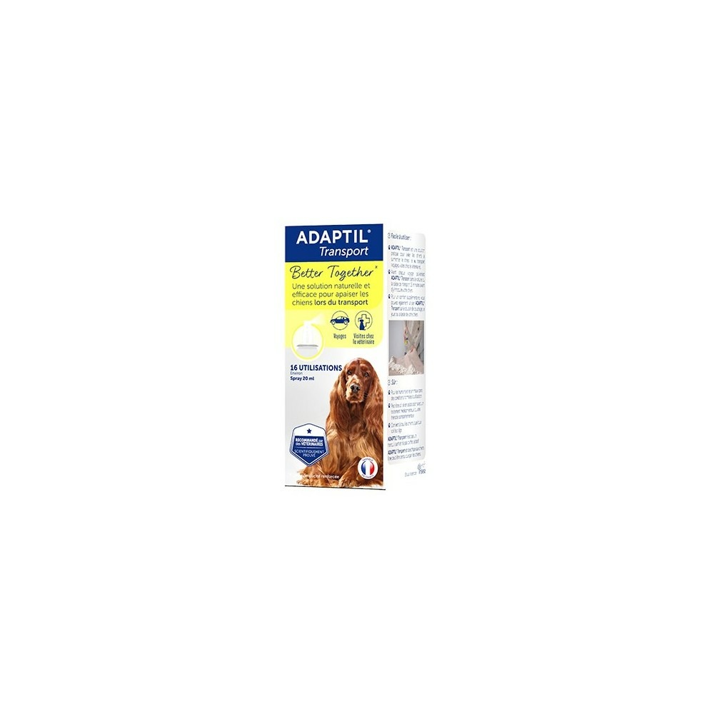 Adaptil spray transport chien - ceva 20 ml