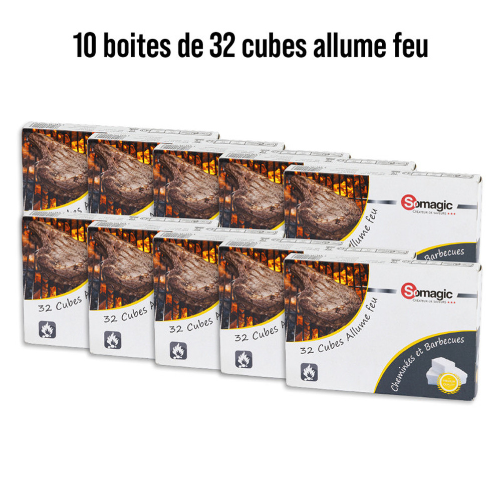 Lot 320 cubes allumes feux
