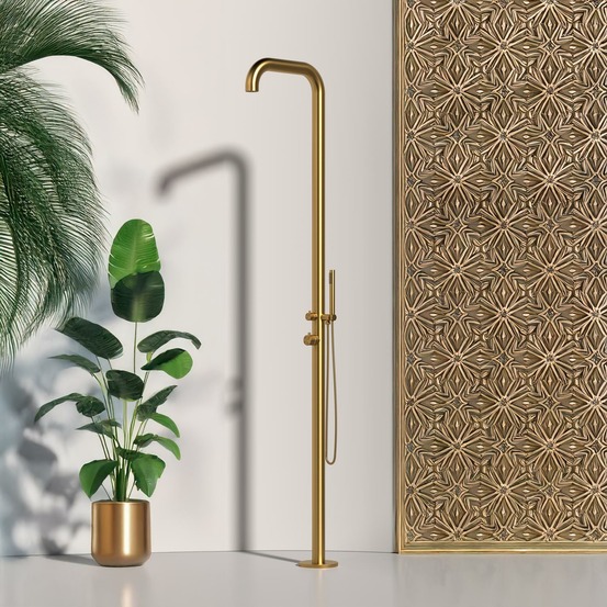 Douche exterieure deau chaude et froide sined chia oro