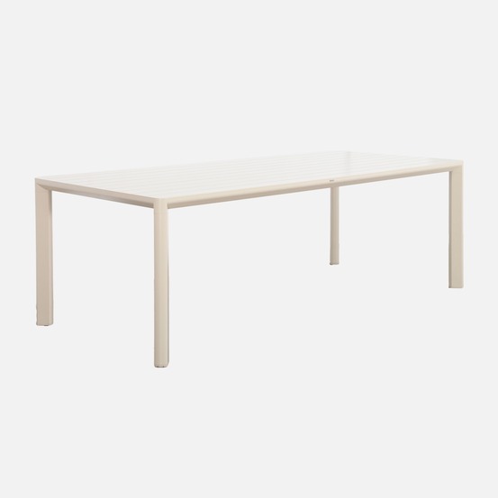 Table de jardin sacramento aluminium, 8 places, 220 x 100 x 75 cm