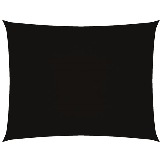 Voile de parasol tissu oxford rectangulaire 3,5x5 m noir
