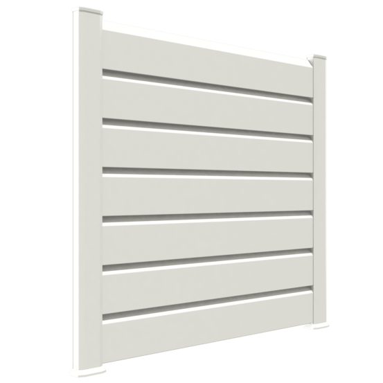 Kit extension clôture pvc blanc – lg : 1m50 x ht : 1m30