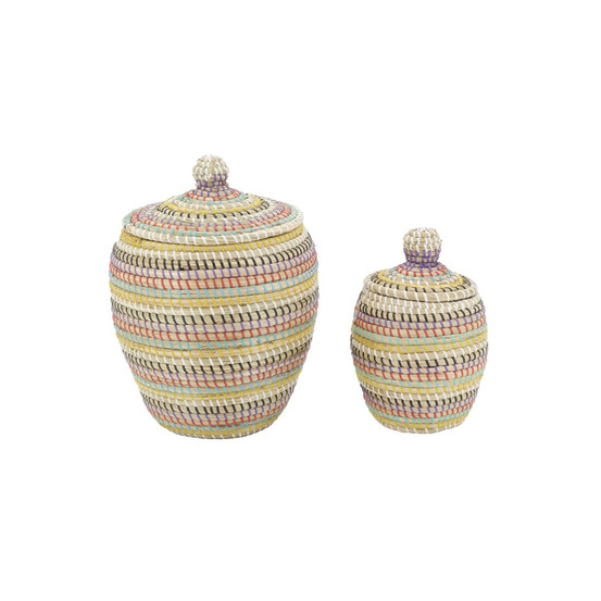 Boites jarre en jonc