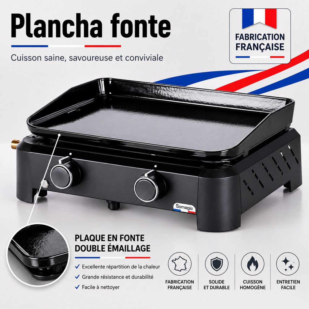 Plancha au gaz hendaye 200