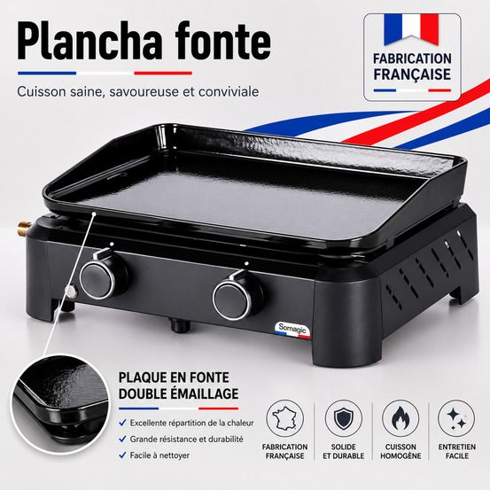 Plancha au gaz hendaye 200